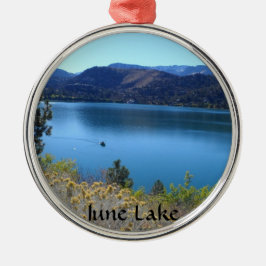 June See, Kalifornien Silbernes Ornament