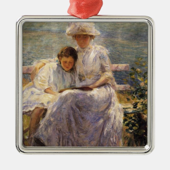 June Sunlight (von Joseph DeCamp) Ornament Aus Metall (Vorne)