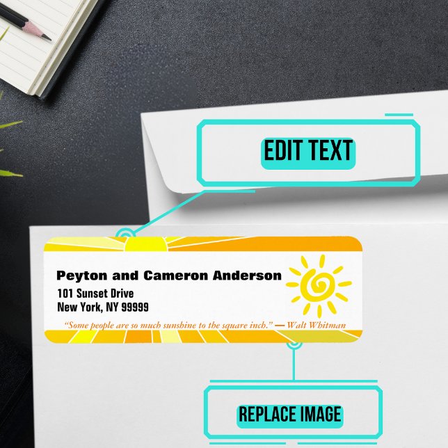 June Themed Personalisierte Adresse (Please enjoy our mailing labels. There is one for every month.)