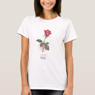 June Violet Birth Flower T-Shirt Watercolor