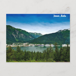 Juneau, Alaska-Bergwelt Postkarte