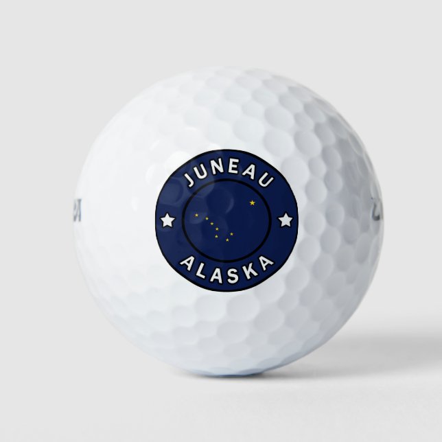 Juneau Alaska Golfball (Vorderseite)