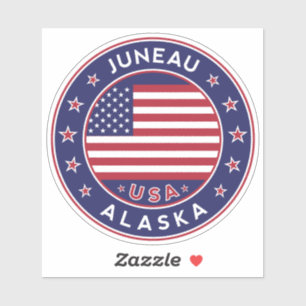 Juneau Alaska, Juneau Aufkleber