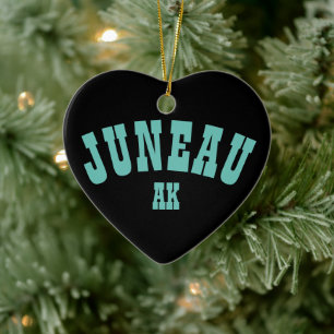 Juneau, Alaska Keramik Ornament