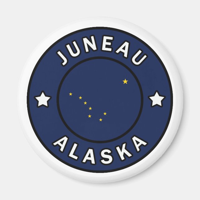 Juneau Alaska Magnet (Vorne)