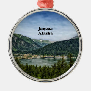 Juneau, Alaska Ornament Aus Metall