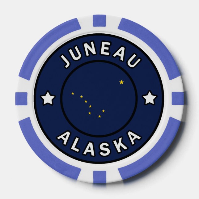 Juneau Alaska Pokerchips (Vorderseite)