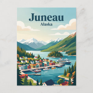 Juneau Alaska Postkarte