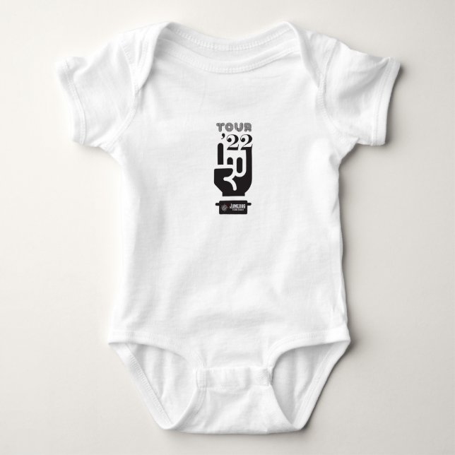 JuneBug Sound Design Baby Merch Strampler (Vorderseite)