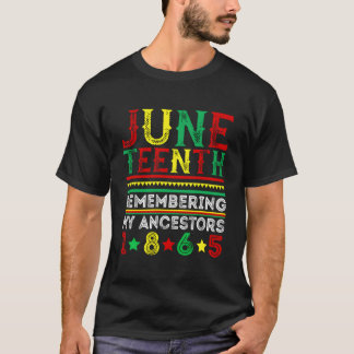 Junenth 1865 Gedenke meiner Vorfahren Junenth T-Shirt
