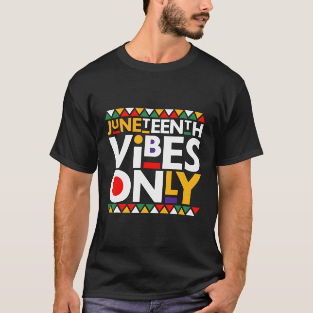 Junenth S only 1865 Afroamerikaner T-Shirt (Vorderseite)