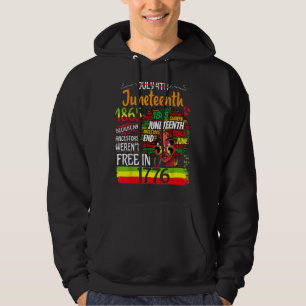Junenth, weil meine Vorfahren Afro Blac nicht befr Hoodie