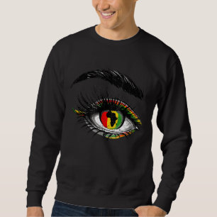 Junentys Eyes African American Women Black History Sweatshirt