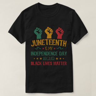 Juneteent ist mein Unabhängigkeitstag Afroamerikan T-Shirt