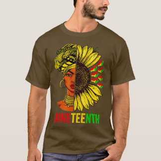 Juneteente Black History African American Women Su T-Shirt