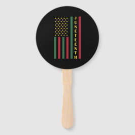 Juneteente Freedom Celebration USA Flag Fächer