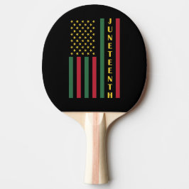 Juneteente Freedom Celebration USA Flag Tischtennis Schläger