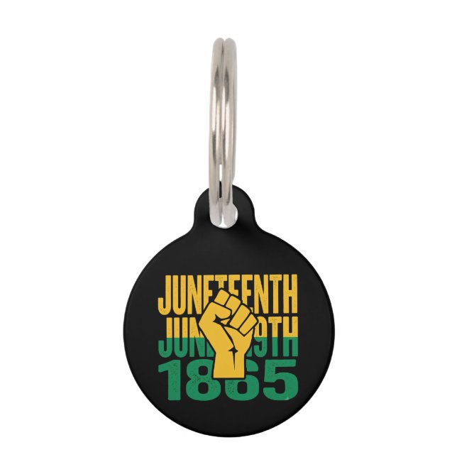Juneteenth 1865 19. Juni Grafik De Haustiermarke (Vorderseite)
