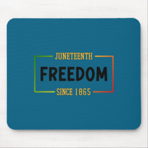 Juneteenth 1865 feiert schwarze Freiheit Mousepad