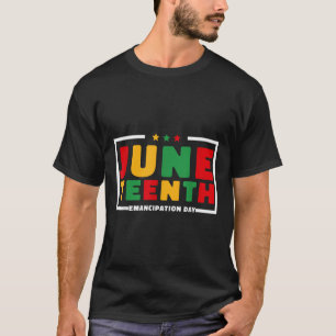 Juneteenth 1865 Frauen Männer 19. Juni 1865 Emanzi T-Shirt