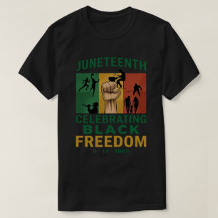 Juneteenth 1865 Freiheitstags-Erbe-Kunst T-Shirt