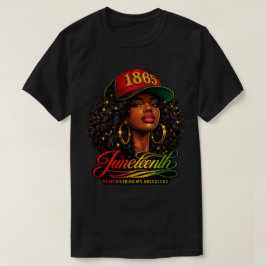 Juneteenth 1865 Gedenken an Vorfahren Design T-Shirt