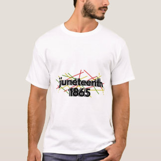 Juneteenth 1865 Schwarze Geschichte Freiheit feier T-Shirt