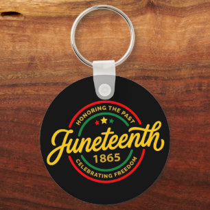 Juneteenth 1865 Schwarze Geschichte Freiheitsfeier Schlüsselanhänger