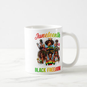 Juneteenth 2024 Schwarze Freiheit feiern 1865 Gesc Kaffeetasse