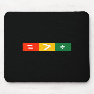 Juneteenth 2025 Gleichheit größer als Teilung Tee Mousepad