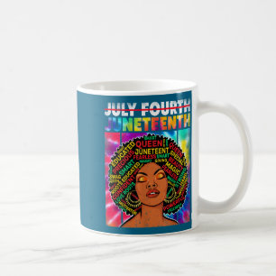 Juneteenth - afroamerikanische Melanin-Königin sch Kaffeetasse