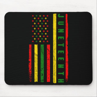 Juneteenth amerikanische Flagge Emanzipation Melan Mousepad