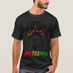 Juneteenth Bandana Locs Woman T-Shirt