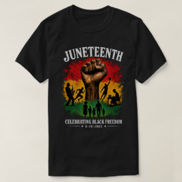 Juneteenth Black Freedom Celebration Erbe T-Shirt