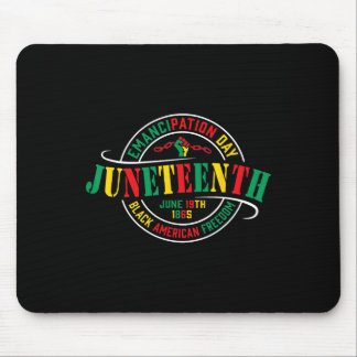 Juneteenth Black History Schwarze Freiheit feiern Mousepad