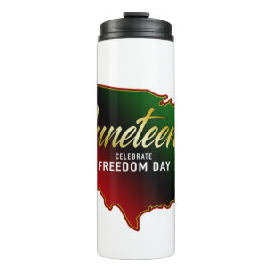 Juneteenth Black Independence Thermosbecher
