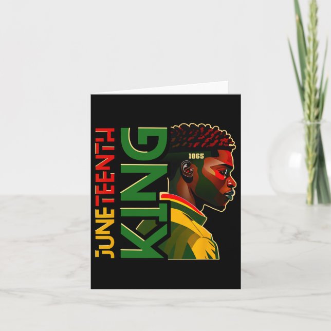 Juneteenth Black King 1 Karte (Vorderseite)