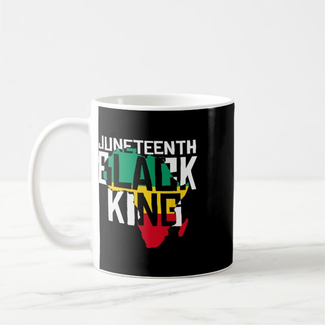 Juneteenth Black King  Kaffeetasse (Links)