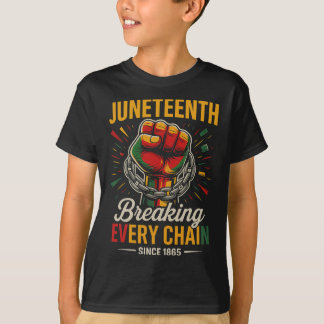 Juneteenth bricht jede Kette seit 1865 Freiheit T-Shirt