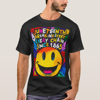 Juneteenth bricht jede Kette seit 1865 Männer Frau T-Shirt