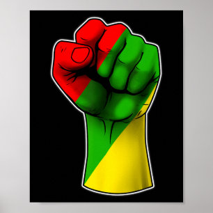 Juneteenth Celebrates Black African American Freed Poster