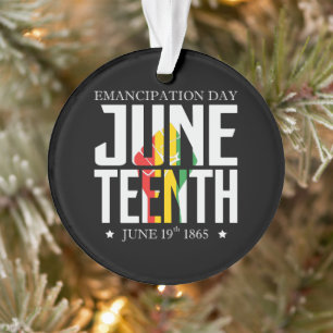 Juneteenth Emancipation Day Red Black Green