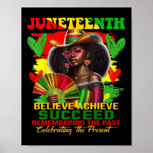 Juneteenth erinnert sich an die Vergangenheit und Poster