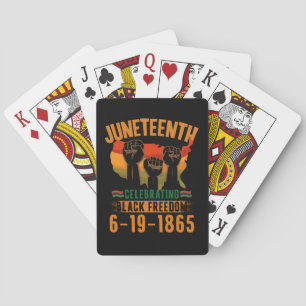 Juneteenth: Feiern der Schwarzen Freiheit 186 Afri Spielkarten