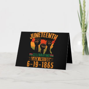 Juneteenth feiert schwarze Freiheit 186 Afrikaner Karte