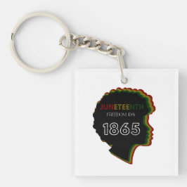 Juneteenth Freedom Day 1865 Feierdesign Schlüsselanhänger