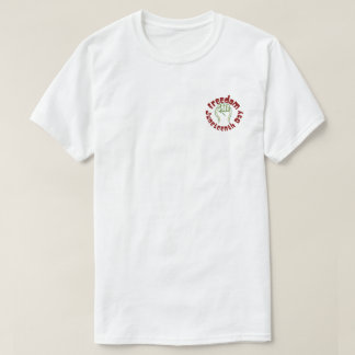 Juneteenth Freedom Day Fist Grafik-Typografie T-Sh T-Shirt