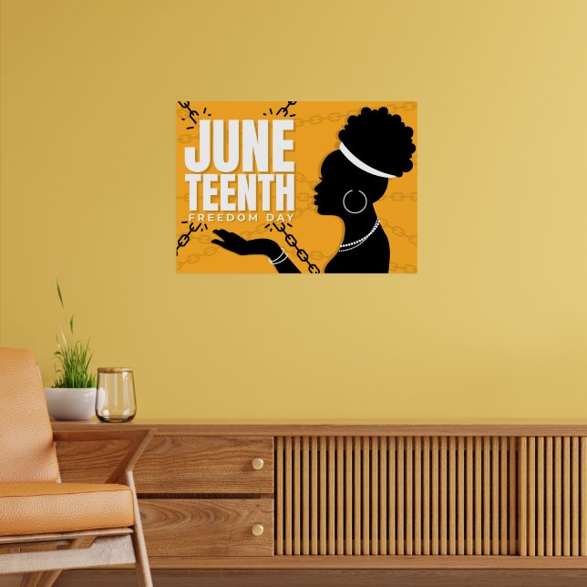 Juneteenth Freedom Poster (Wohnzimmer 2)