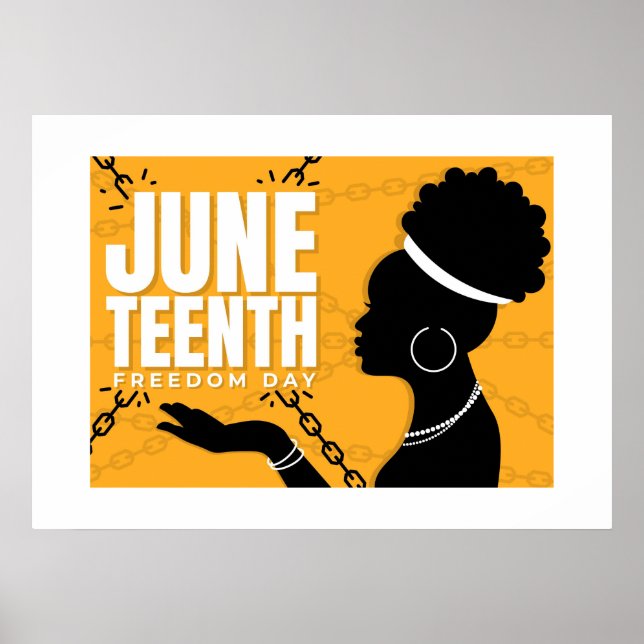 Juneteenth Freedom Poster (Vorne)