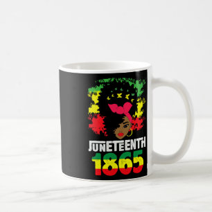 Juneteenth Freeish seit 1865 Melanin Black Girlwo Kaffeetasse